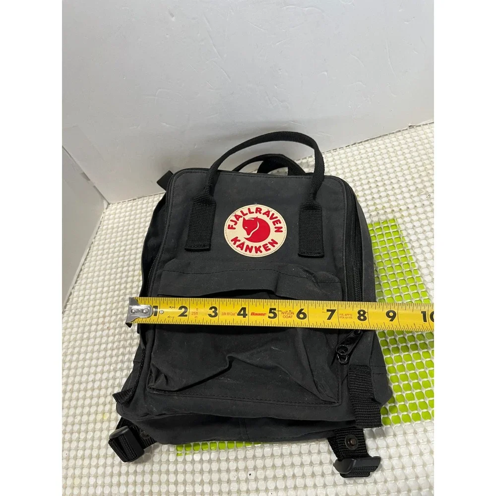 Fjallraven Kanken Mini Black Backpack 23561 Small Everyday Bag